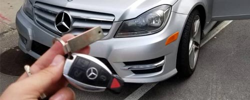Mercedes Benz owner needing key replacement.